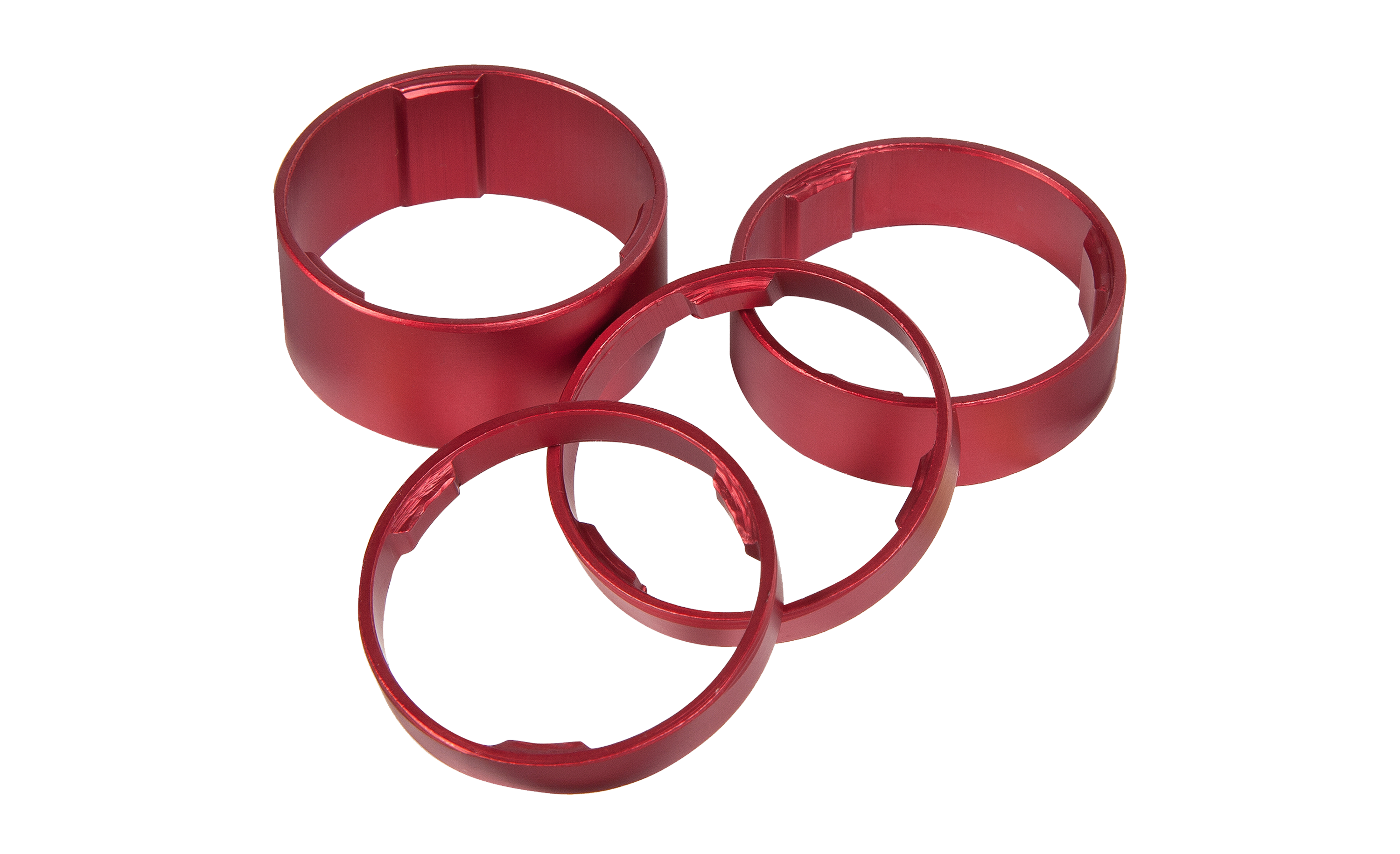 CUBE Headset Spacer Set Red