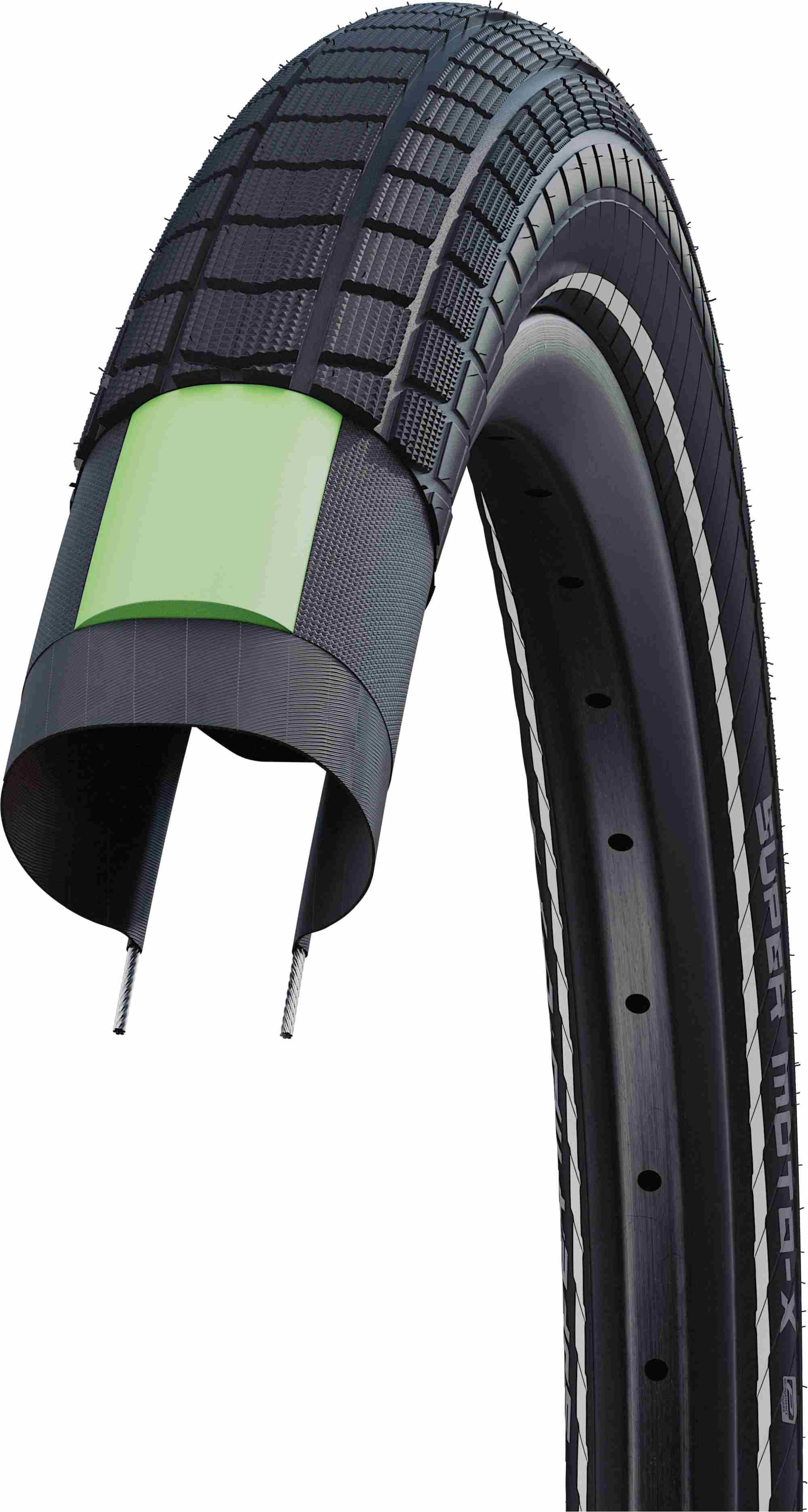SCHWALBE SUPER MOTO-X PERF GREENGUARD RFLX 20X2.40