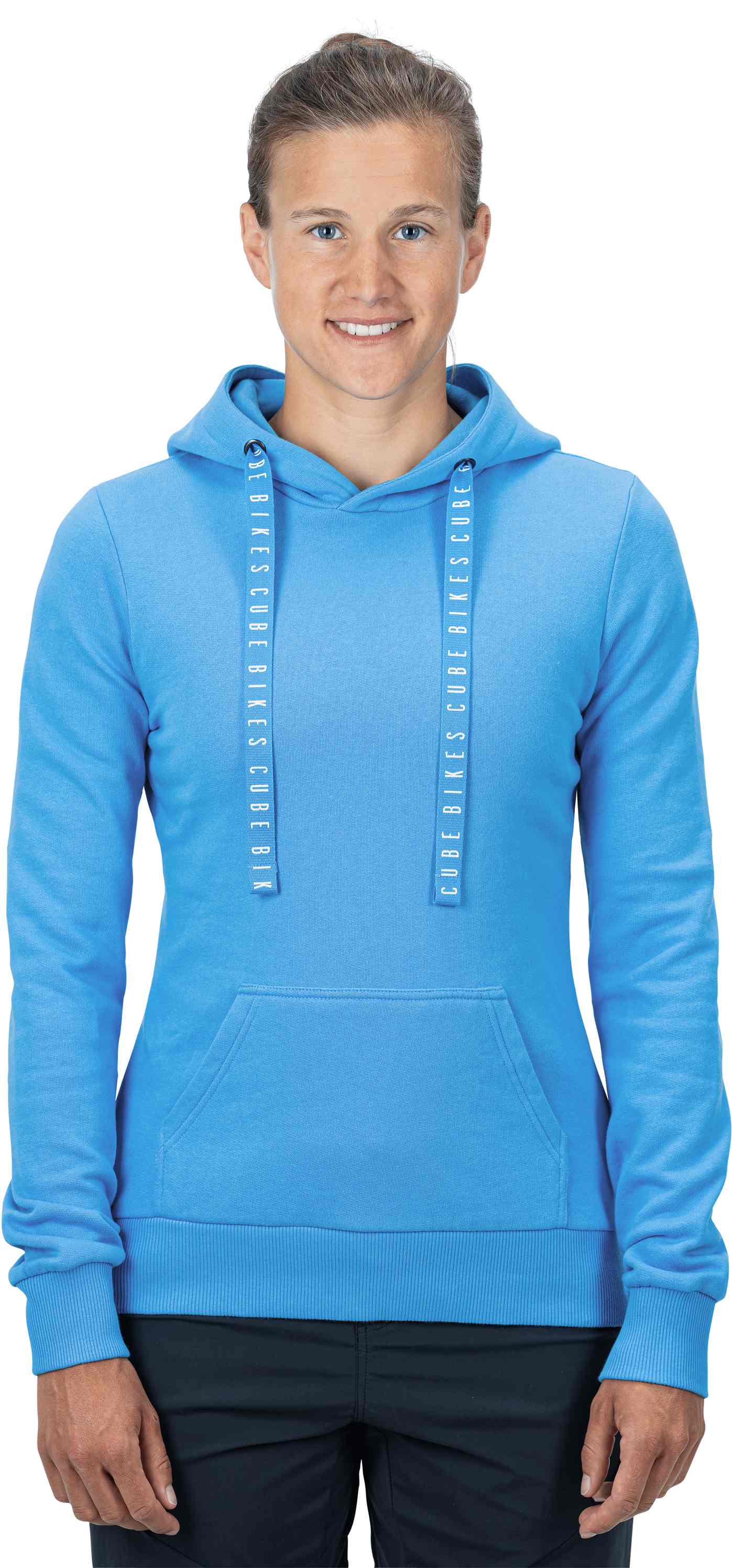 CUBE Organic WS Hoodie Blue