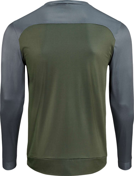 Cube Atx Round Neck Jersey Tm L/S Olive/Grey
