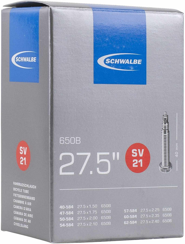 Schwalbe Inner Tube Sv21 27.5 Inch 40/62-584 40Mm