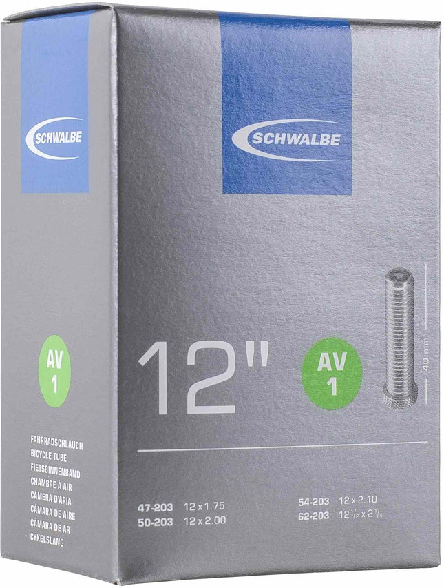 Schwalbe Inner Tube Av1 12 Inch 47/62-203 40Mm