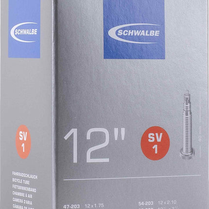 Schwalbe Inner Tube Sv1 12 Inch 47/62-203 40Mm