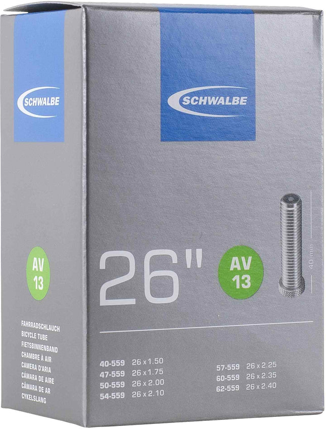 Schwalbe Inner Tube Av13 26 Inch 40/62-559 40Mm