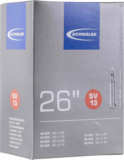 Schwalbe Inner Tube Sv13 26 Inch 40/62-559 40Mm