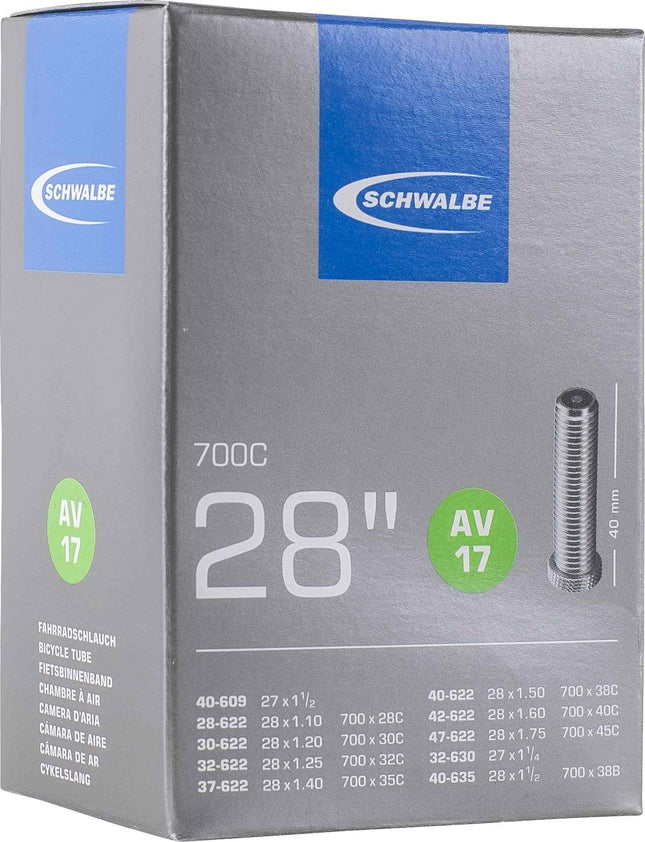 Schwalbe Inner Tube Av17 28 Inch 28/47-622/635