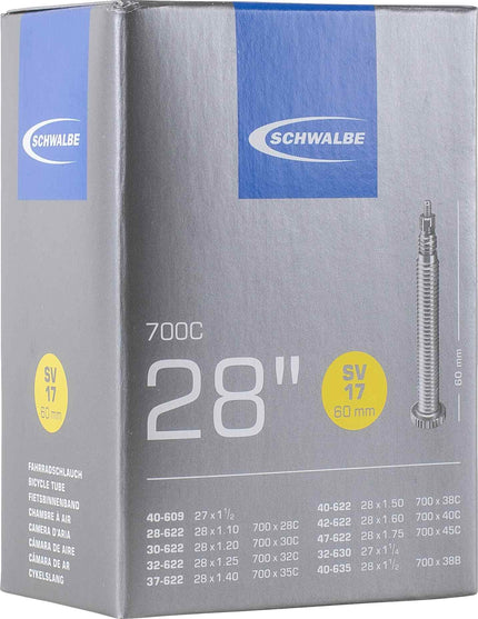 Schwalbe Inner Tube Sv17 28 Inch 60Mm