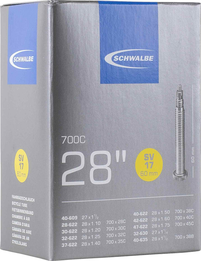 Schwalbe Inner Tube Sv17 28 Inch 60Mm