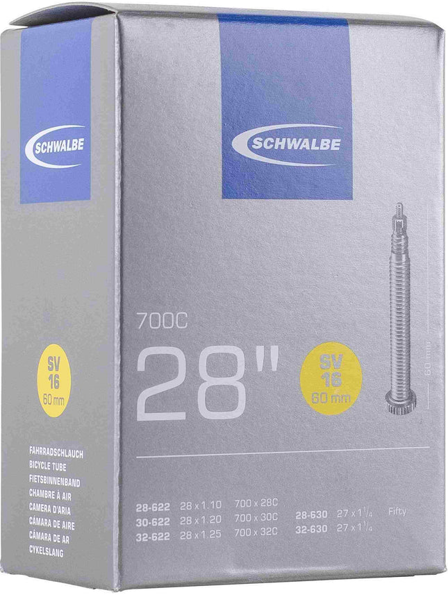 SCHWALBE INNER TUBE SV16 28/32-622/630 60MM
