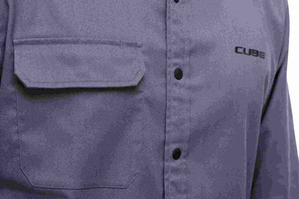 Cube Vertex Shirt L/S Grey