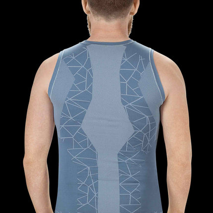 CUBE Baselayer Race Be Cool Sleeveless Gry/Grn