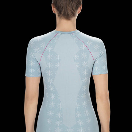 CUBE Baselayer WS Race Be Cool S/S Grey/Pink
