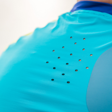 CUBE Am Round-Neck Jersey L/S Blue/Lime