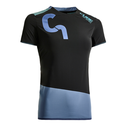 Am Wls Round-Neck Jersey S/S Black/Taupe
