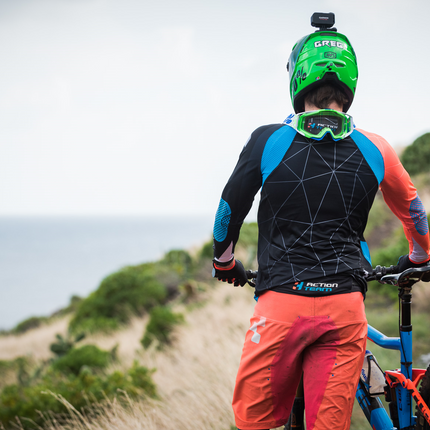 CUBE Action Shorts Signature Flashred/Black/Blue