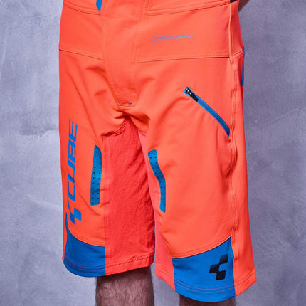 CUBE Action Shorts Signature Flashred/Black/Blue