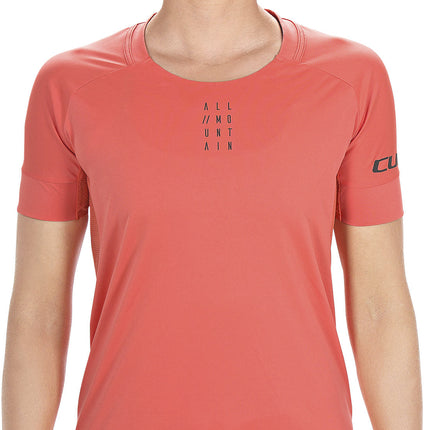 CUBE Am WS Round-Neck Jersey S/S Coral