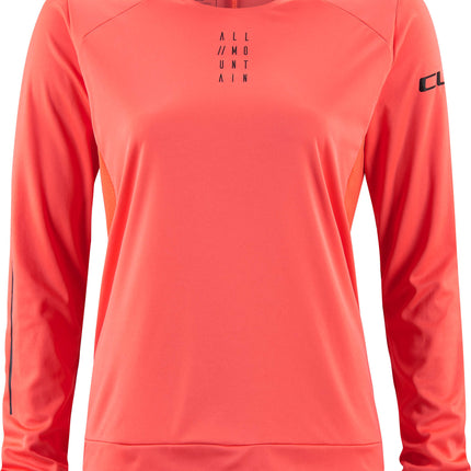 CUBE Am WS Round-Neck Jersey L/S Coral