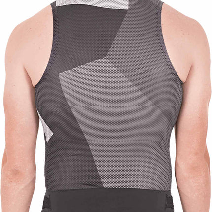CUBE Baselayer Shirt Mesh Sleeveless Gry Camo