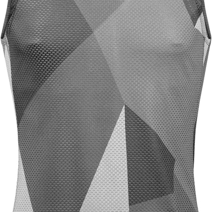 CUBE Baselayer Shirt Mesh Sleeveless Gry Camo