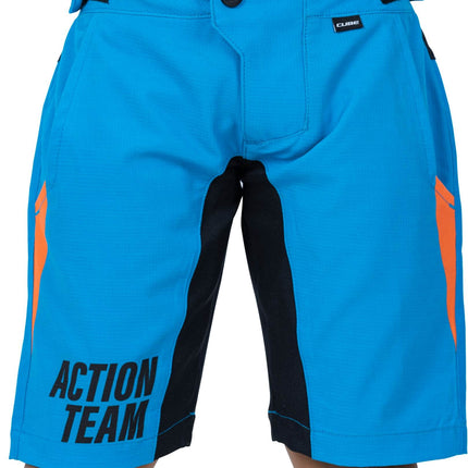 CUBE Junior Baggy Shorts X At Blu/Ora