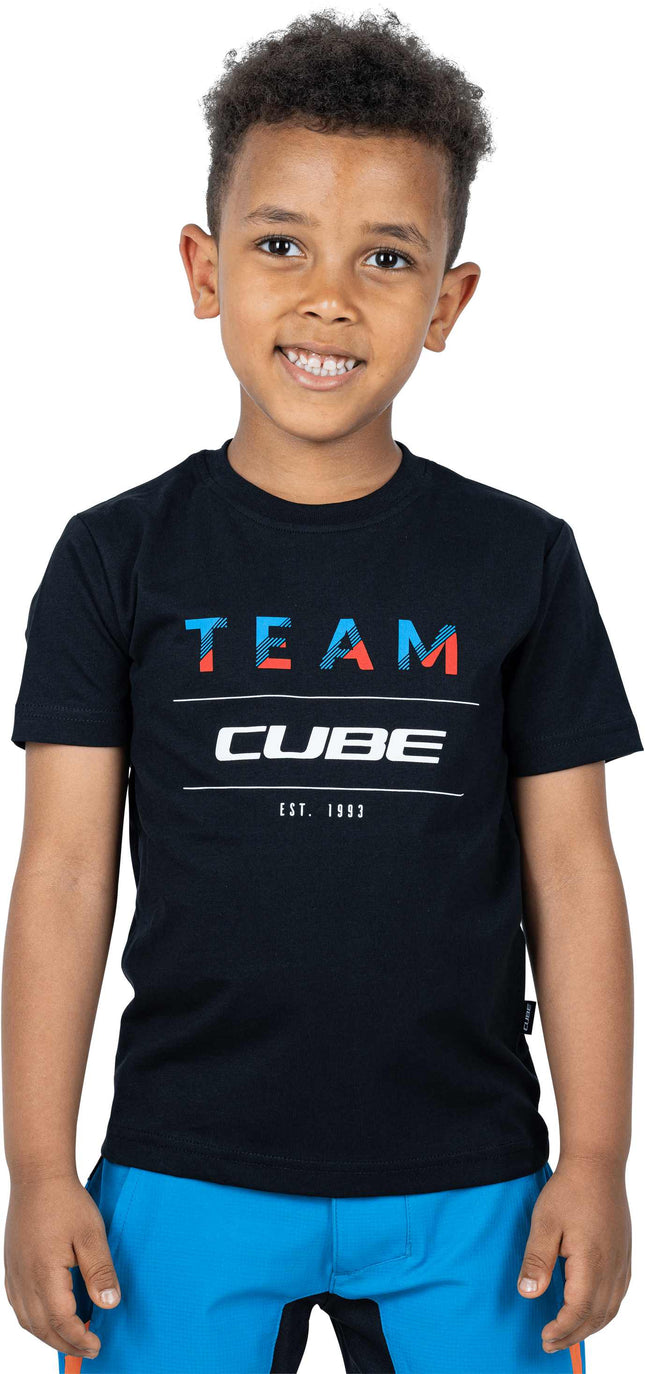 CUBE Junior Organic T-Shirt Team Black