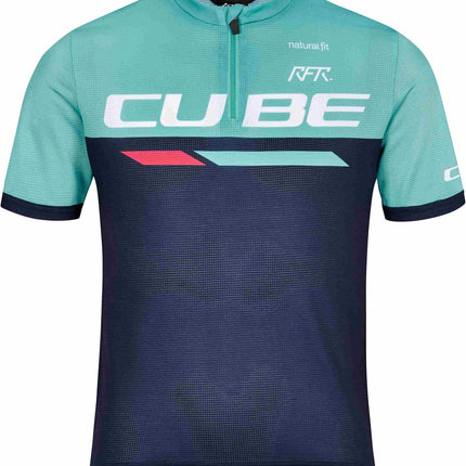 CUBE Junior Teamline Jersey S/S Blue/Mint
