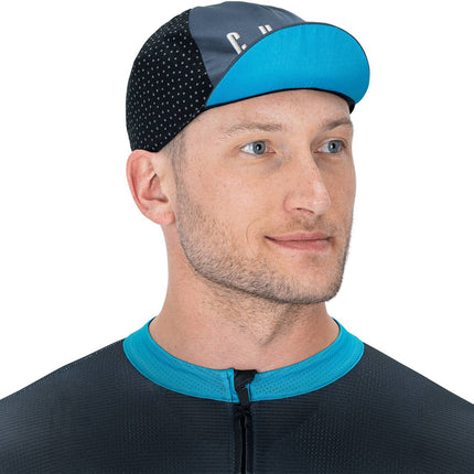 CUBE Race Cap Cross Grey/Blue Onesize