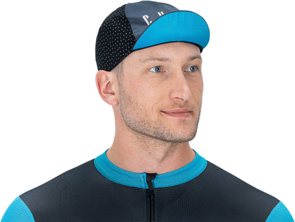 CUBE Race Cap Cross Grey/Blue Onesize