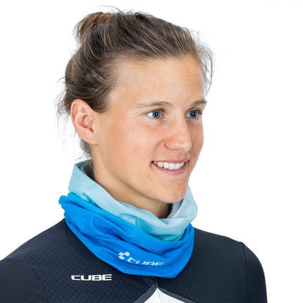 CUBE Functional Scarf Blue/Grey Onesize