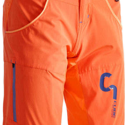 CUBE Am WS Shorts Incl. Inner Shorts Nectarine