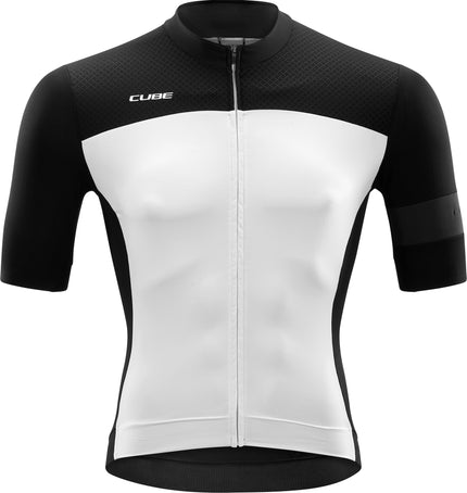 CUBE Blackline Jersey S/S Black/White