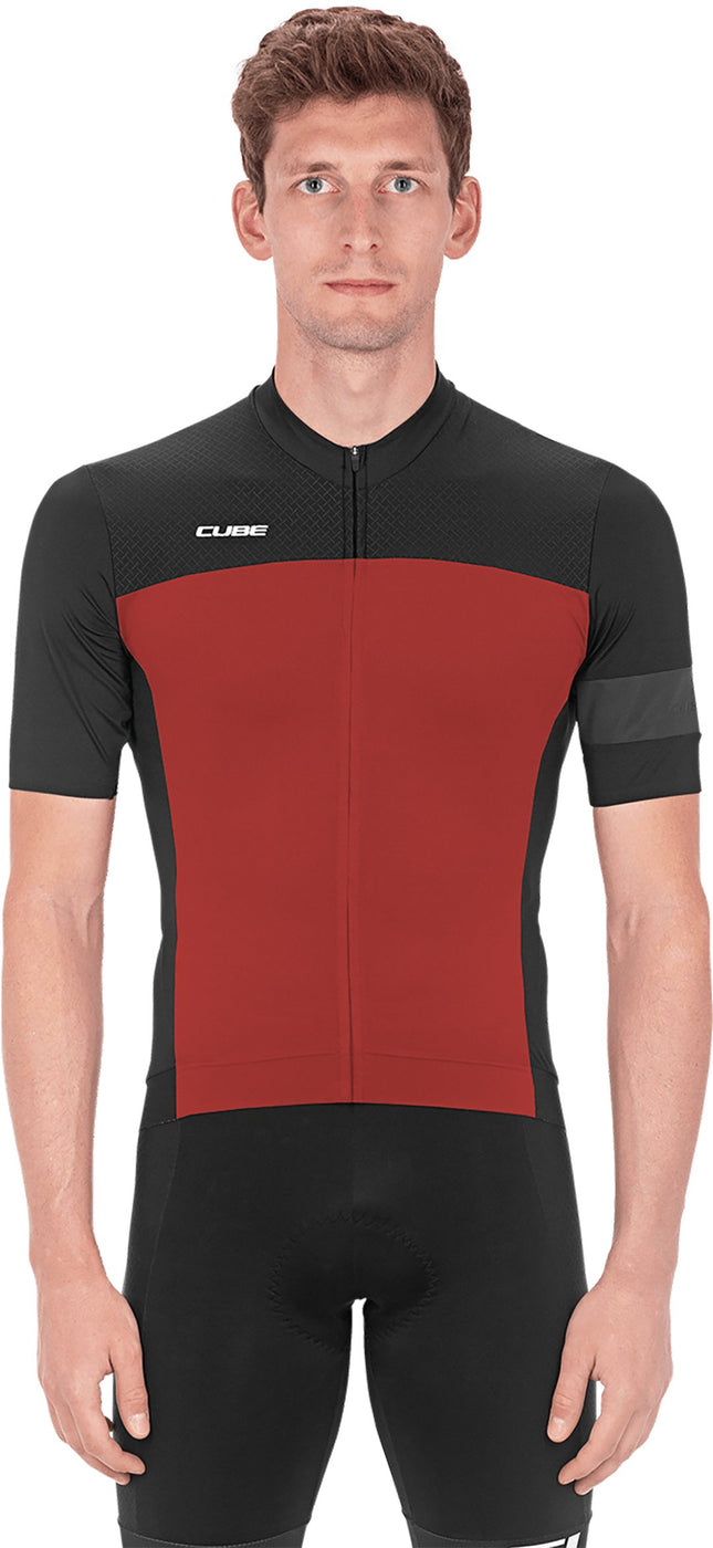 CUBE Blackline Jersey S/S Black/Red