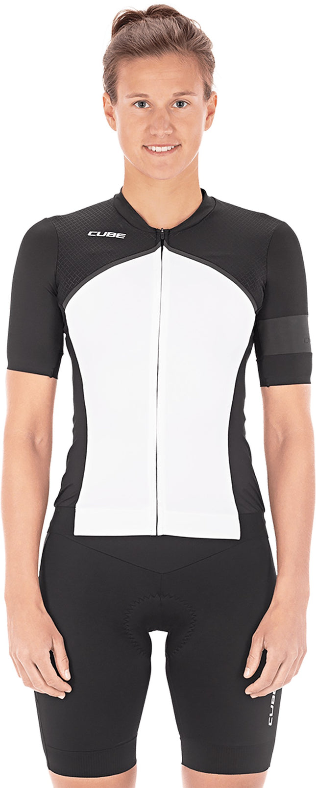CUBE Blackline WS Jersey S/S White/Black