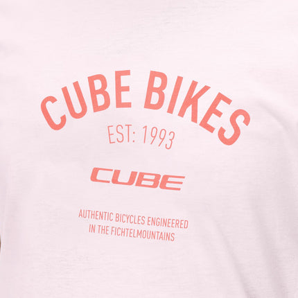 CUBE Organic WS T-Shirt Brand Rose