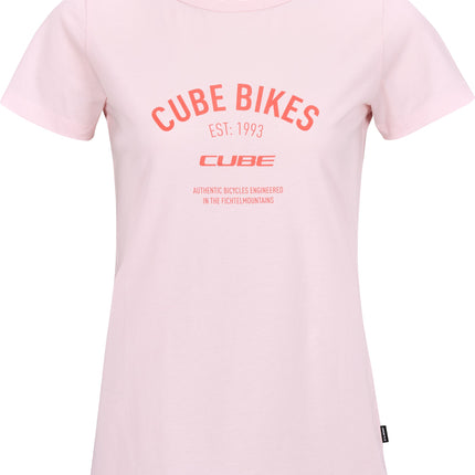 CUBE Organic WS T-Shirt Brand Rose