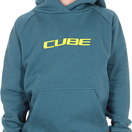 CUBE Junior Organic Hoodie Petrol