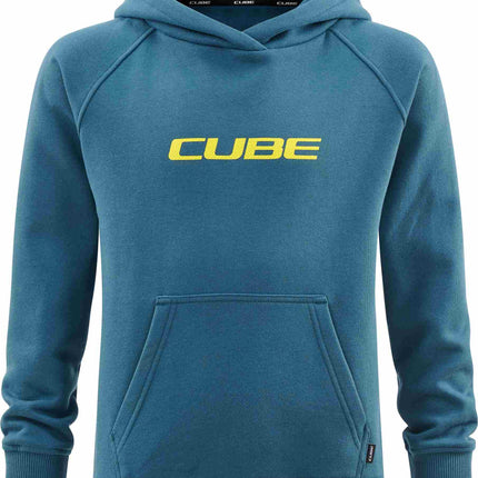 CUBE Junior Organic Hoodie Petrol
