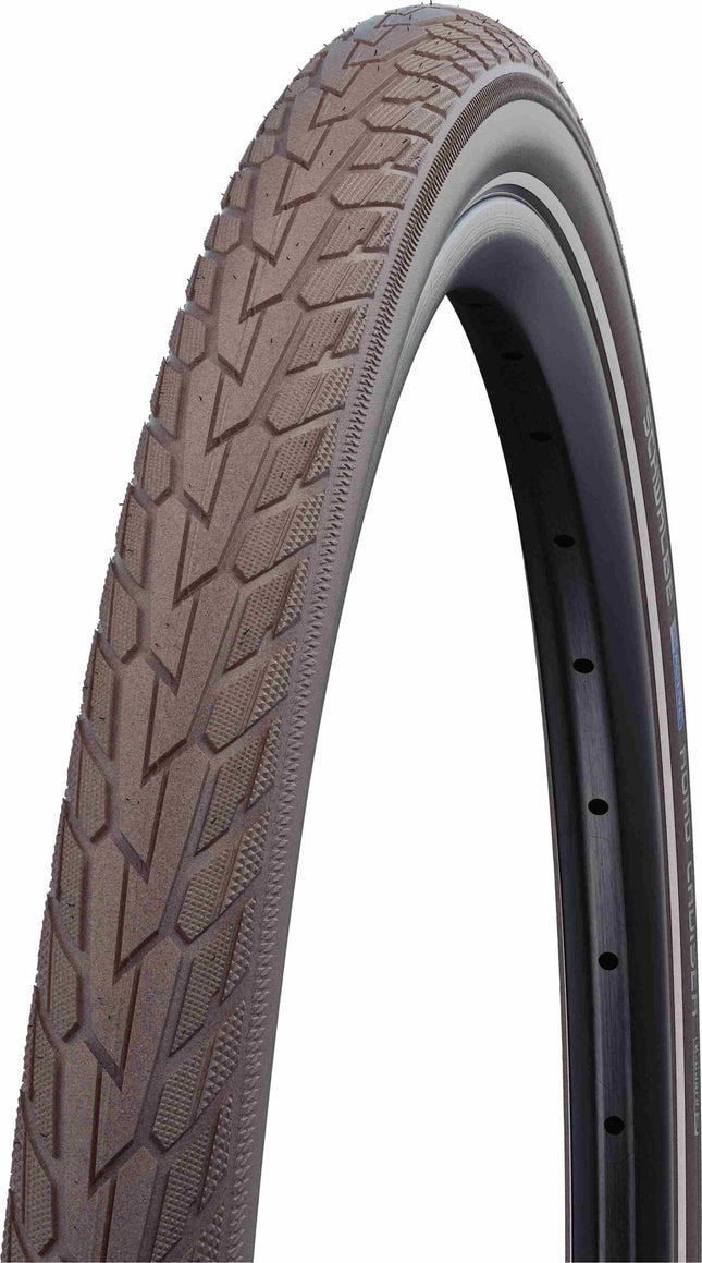 SCHWALBE ROAD CRUISER K-GUARD COFFEE+REFLX 28X1.75