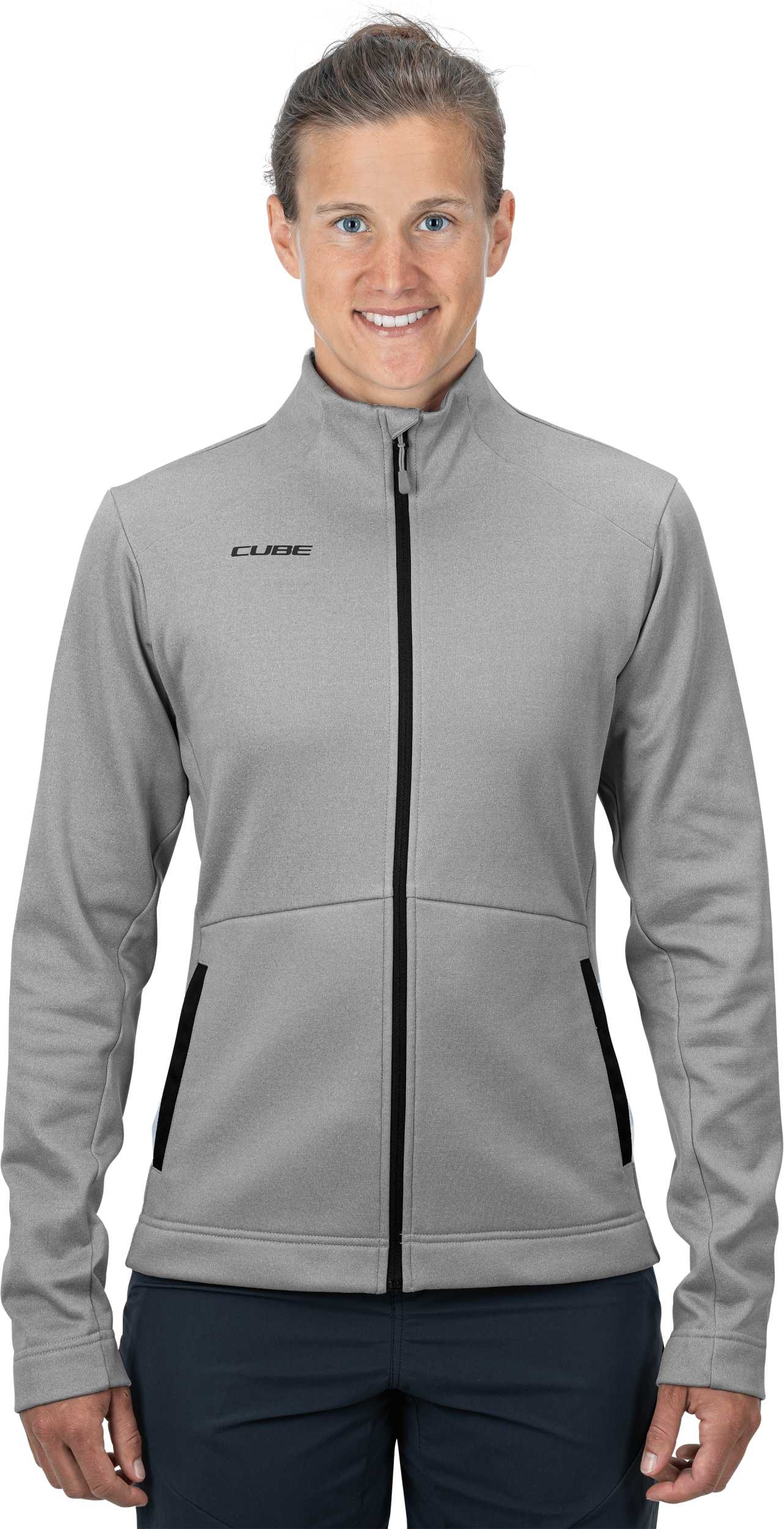 CUBE Atx WS Midlayer Jacket Grey Melange