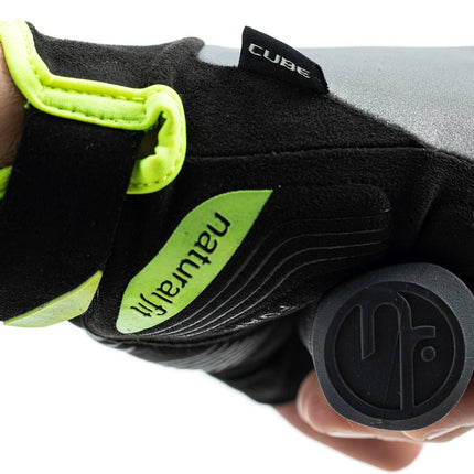CUBE Gloves Short Finger X Nf Grey/Yellow