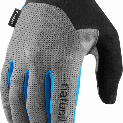 CUBE Gloves Long Finger X Nf Grey/Blue