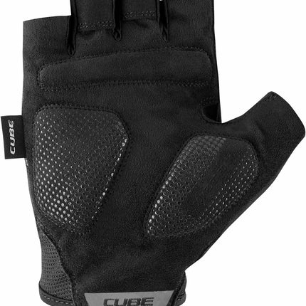 CUBE Gloves Comfort Short Finger Black/Grey