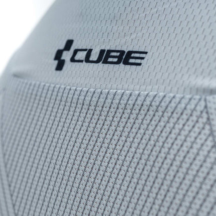 CUBE Edge Round Neck Jersey L/S Grey/Lime