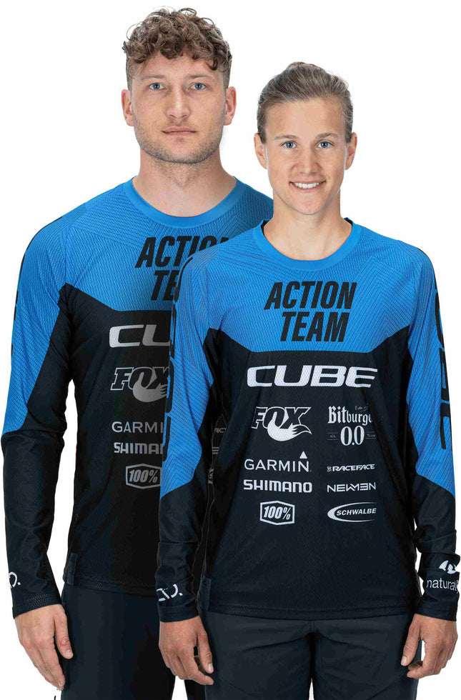 CUBE Edge Round Neck Jersey L/S X Action Team