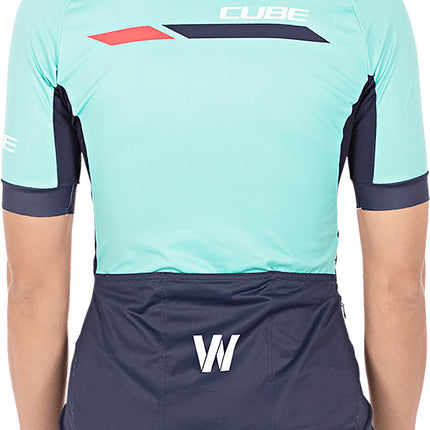 CUBE Teamline WS Jersey S/S Blue/Mint