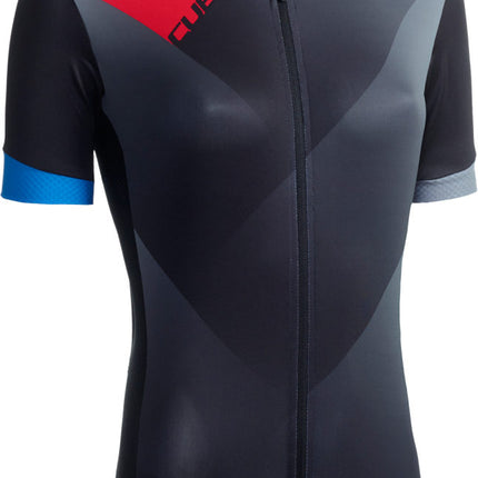 CUBE WS Black Zero Jersey S/S Black/Flashred/Blue