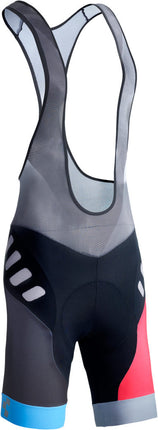 CUBE WS Black Zero Bib Shorts Black/Flashred/Blue
