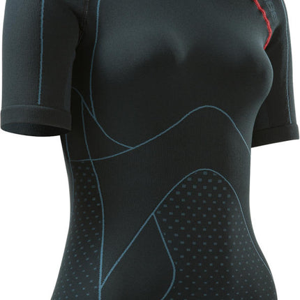 CUBE Wls Baselayer Cold S/S Blackline Blk/Gry/Red