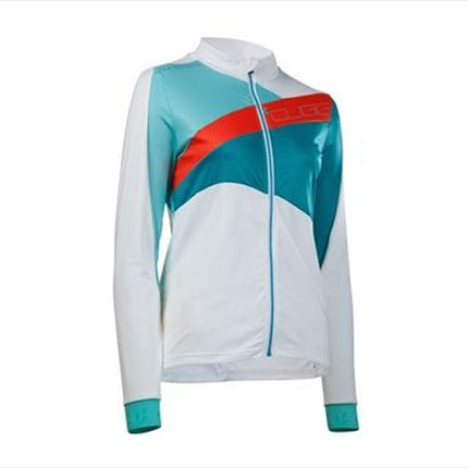 CUBE Am Wls Jersey L/S White/Blue